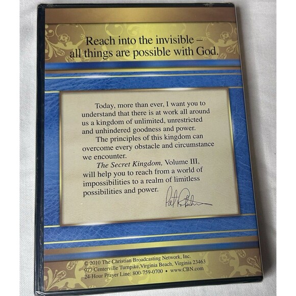 Pat Robertson's The Secret Kingdom Volume III dvd New-Sealed. - Picture 2 of 2